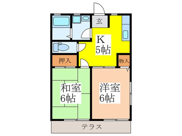 サニ－ハイツの物件間取画像